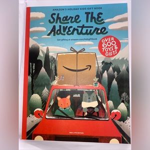 Amazon Share The Adventure 2022 Holiday Kids Gift Book Toy Catalog + Stickers!!